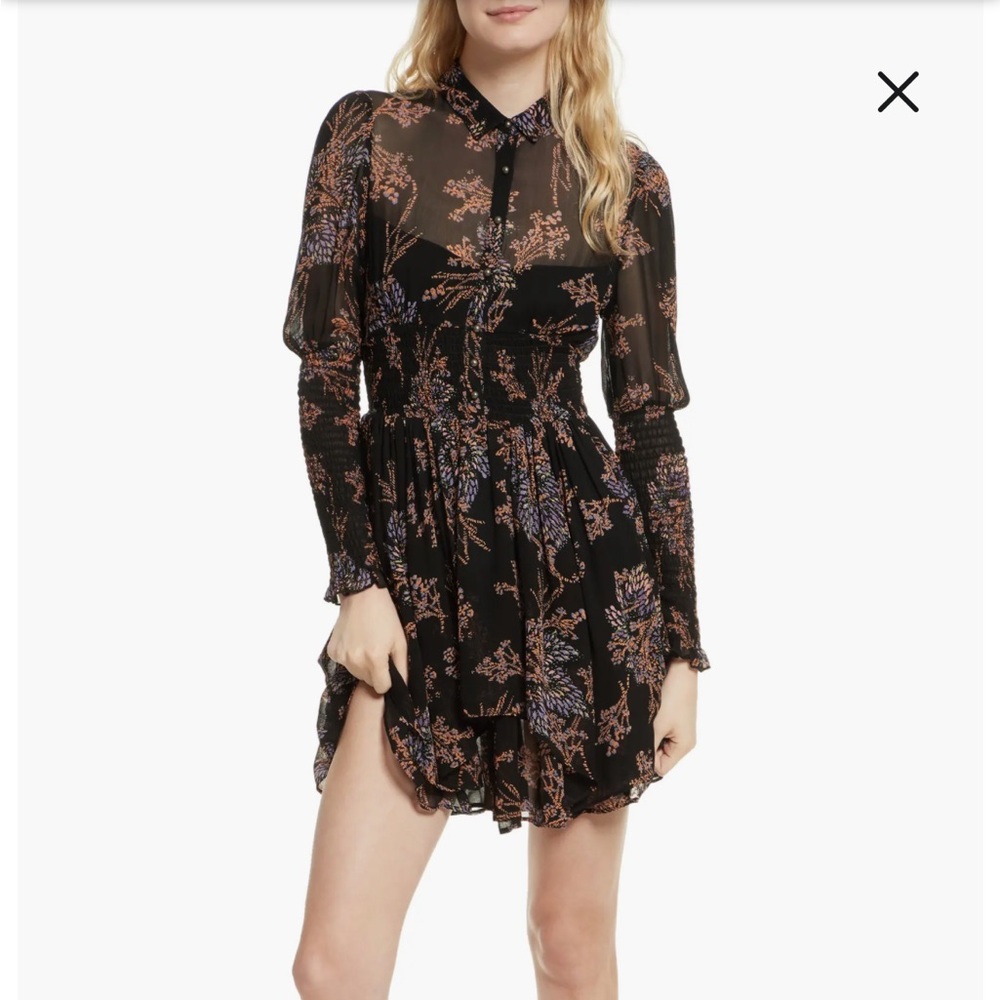 Free People Fake Pretend Babydoll Dress